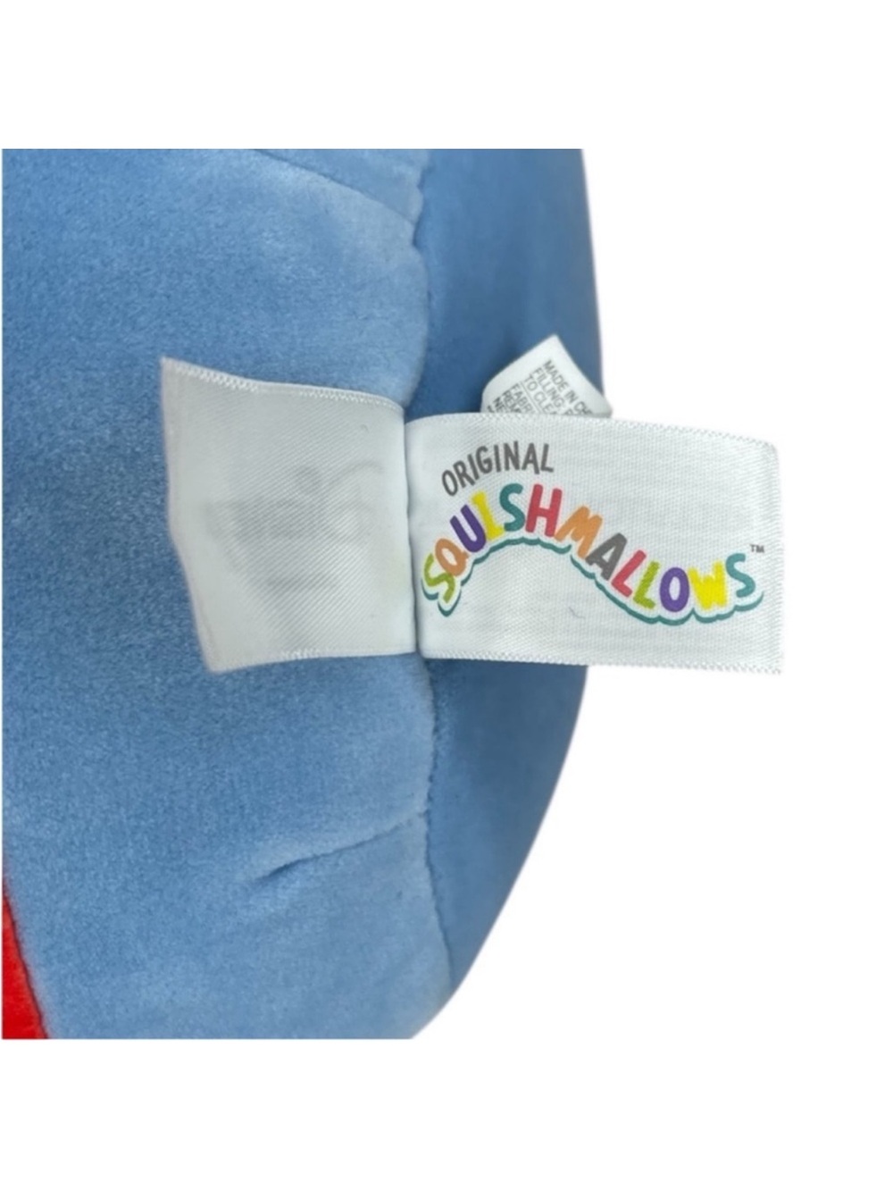Disney Squishmallows Blue and Red Stitch Pillow Plush Toy Kellytoy - Picture 7 of 7